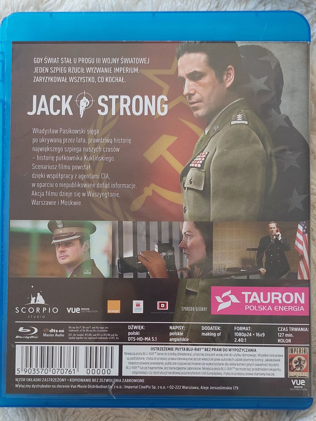 Jack Sttong blu ray film