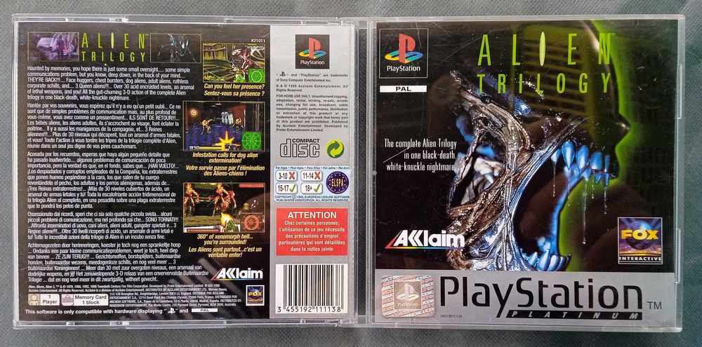Alien Trilogy (Platinum)  PlayStation 1