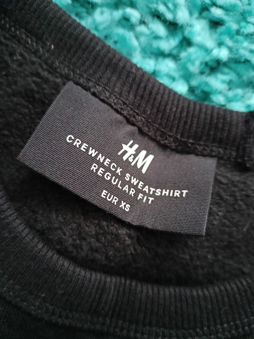 Bluza młodzieżowa/męska H&M czarna - xs