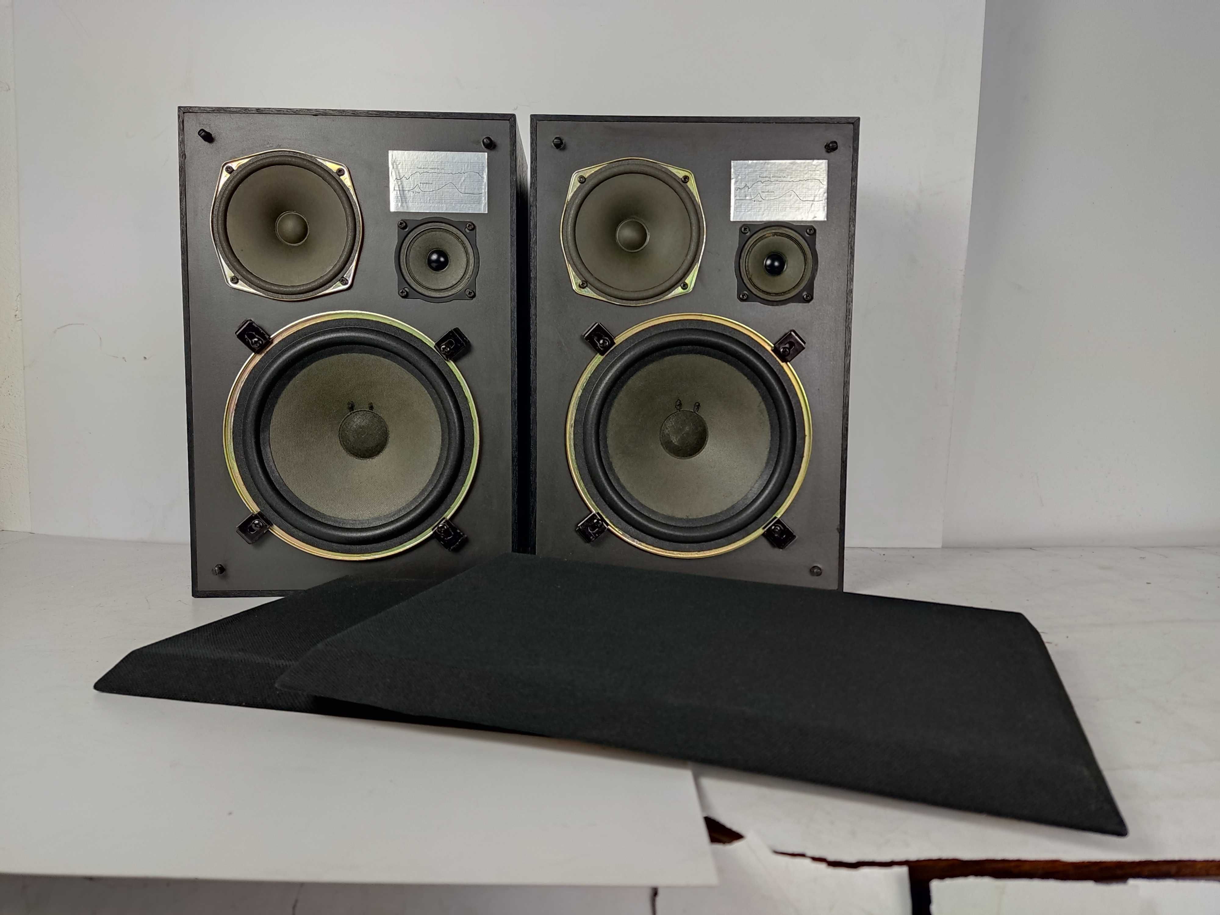 Kolumny 3 drożne bas 20cm Acoustics 8ohm 100W monitory Hi-Fi