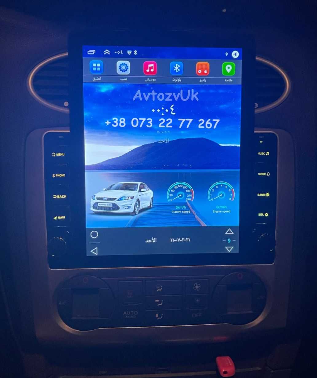 Магнитола FOCUS 2 Ford FOCUS 1 USB GPS 2 дин Фокус CarPlay Android 14
