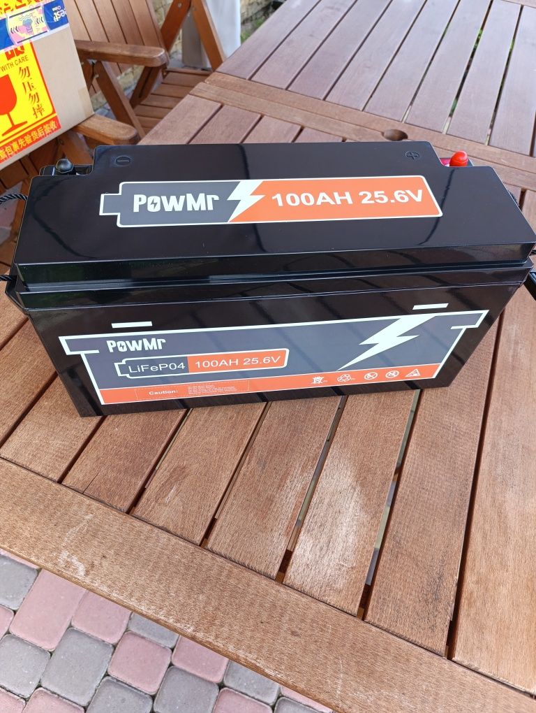 Lifepo4 акумулятор PowMr 24v 100Ah, новий