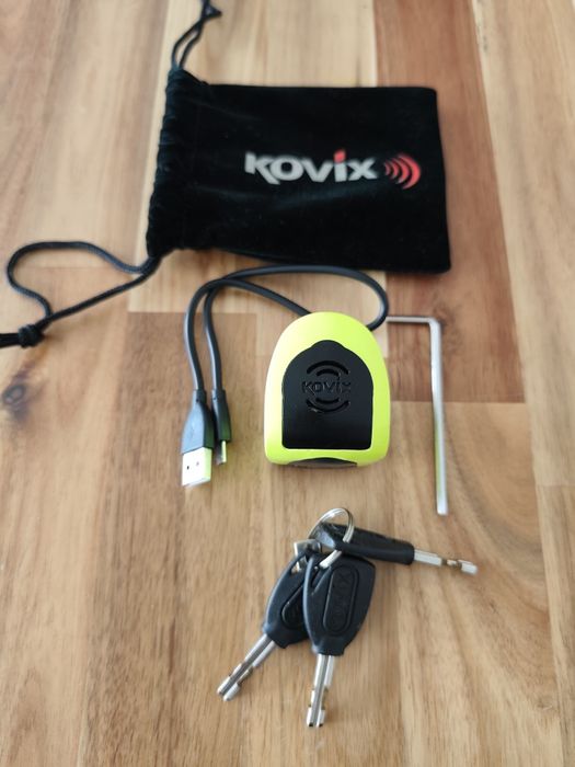 Cadeado de disco com alarme KOVIX