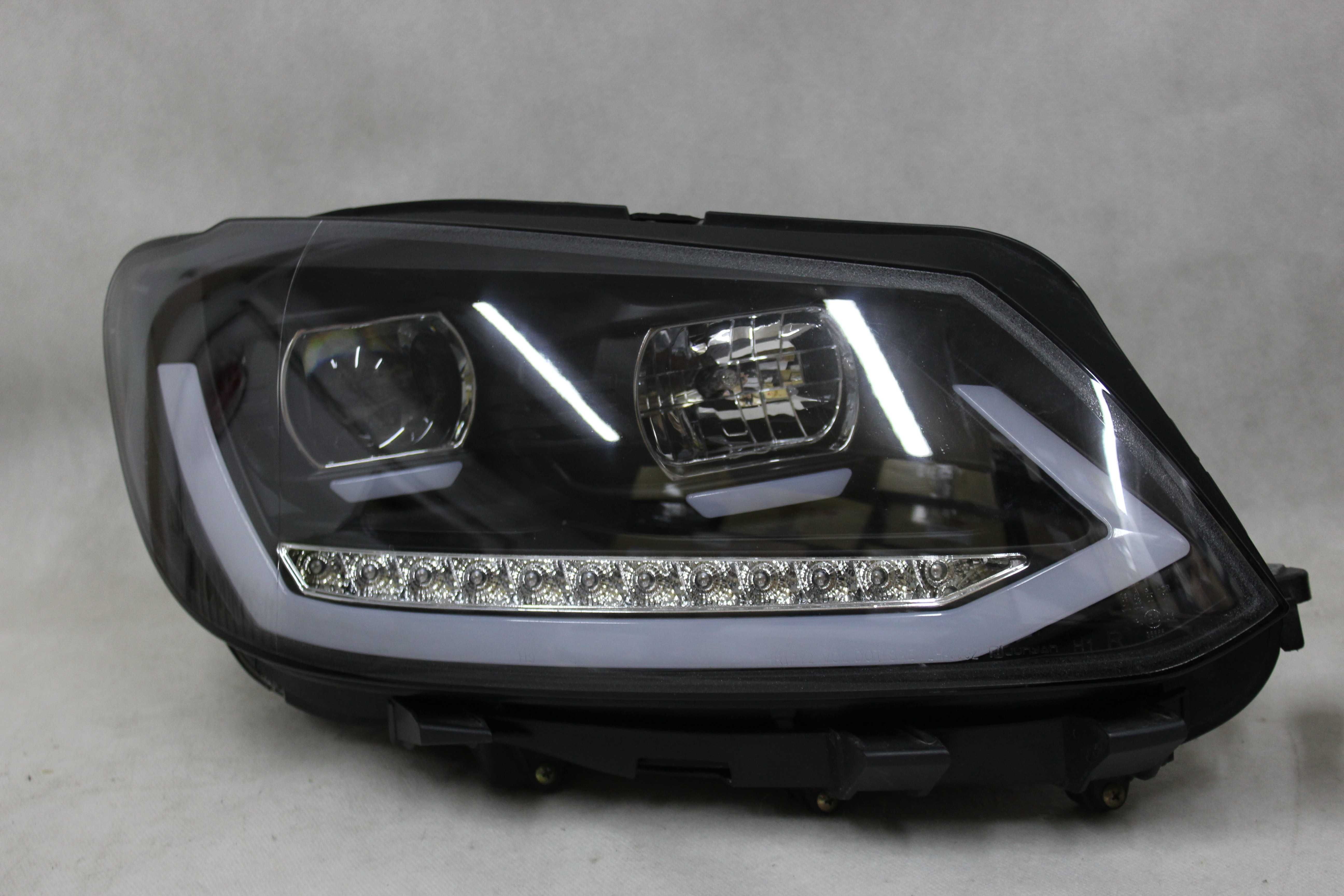 Lampy przednie przód VW TOURAN 2 II 10-15 CADDY LED NEON DYNAMICZNE
