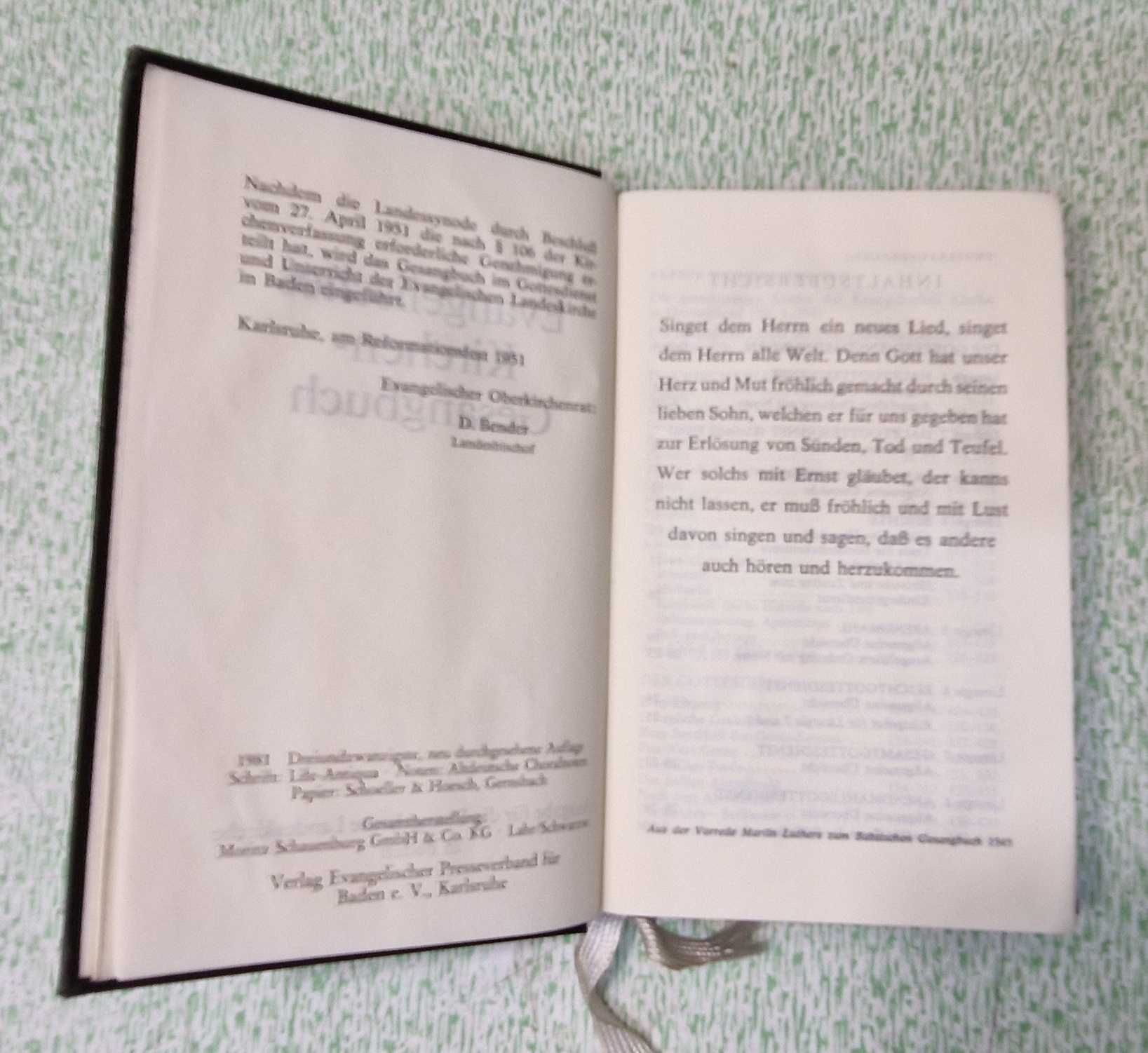 Gesangbuch - Księga hymnów - Kościoła Ewangelickiego