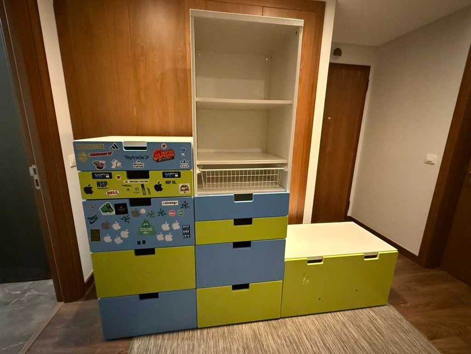 Conjunto de Móveis de Quarto Infantil/Juvenil Modular