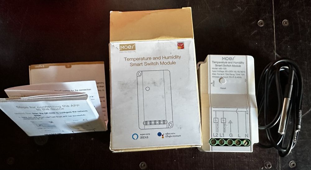 Безпровідний датчик температури moes MS-103 WI-FI