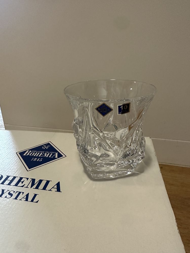 szklanki i karafka Bohemia Crystal JIHLAVA 800 300ml kryształy whisky