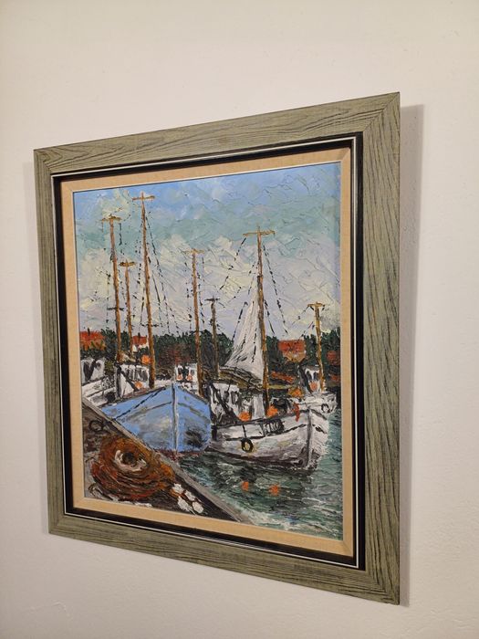 Stary obraz na płótnie