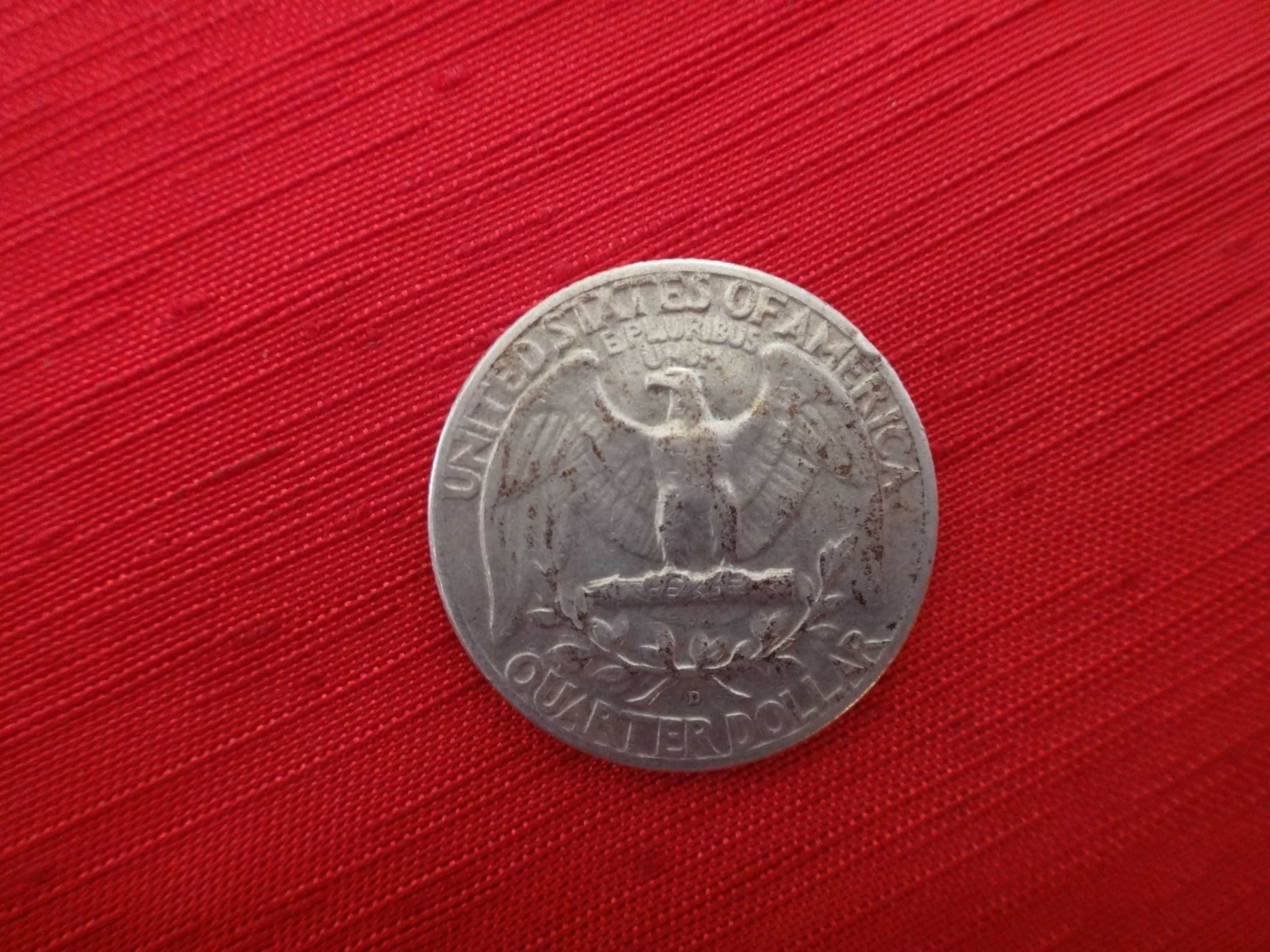 USA - 25 centów Quarter Dollar liberty 1957 r. - srebro