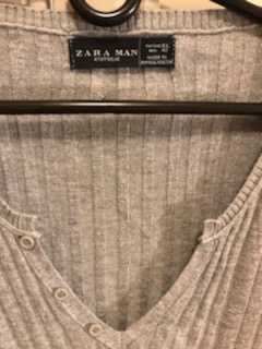 Sweterek Zara r. XL szary