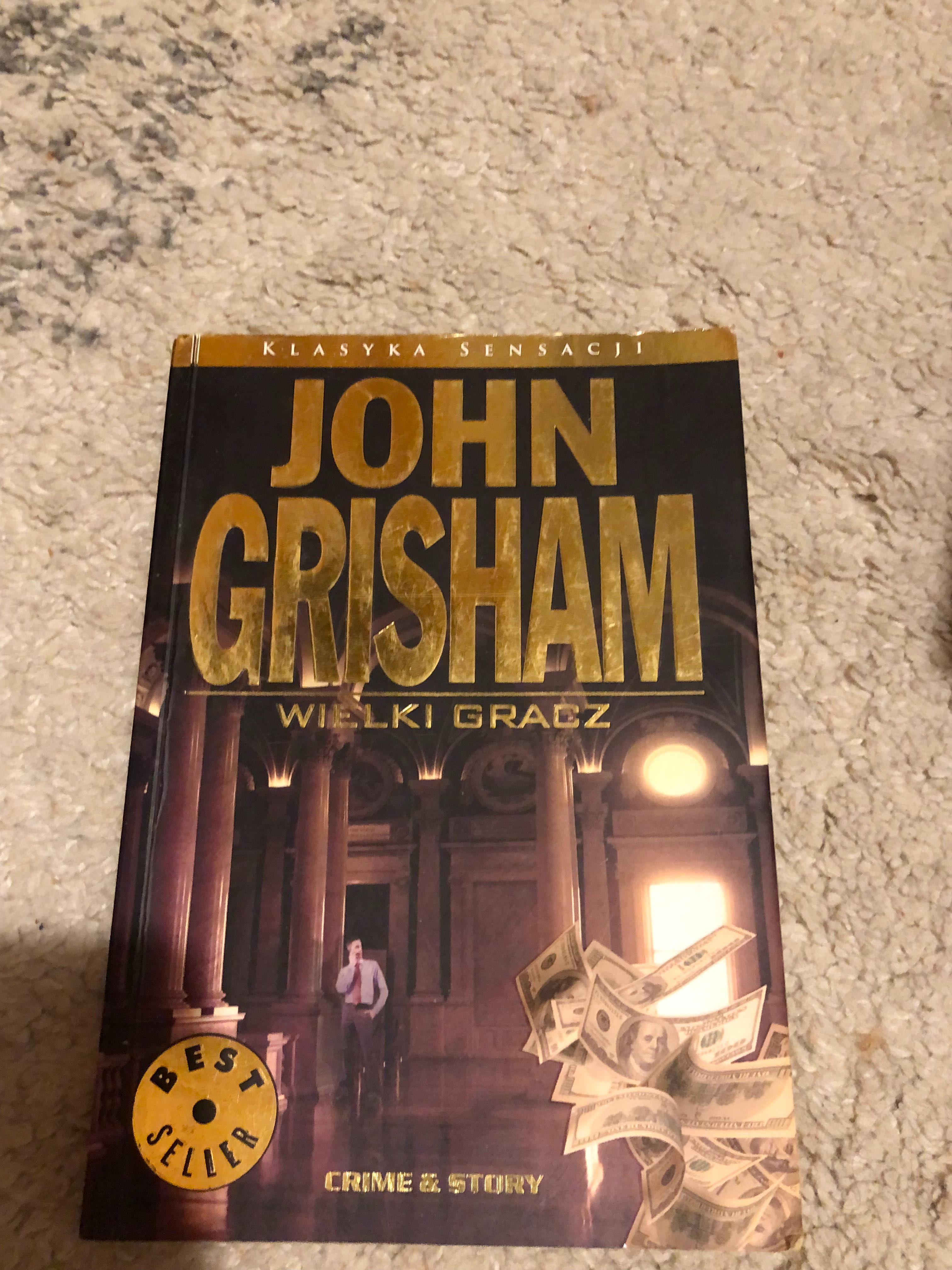 Wielki Gracz John Grisham, książka, stan dobry,