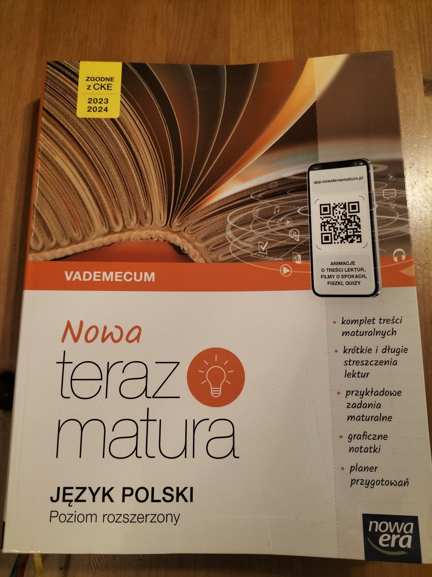 Vademecum Teraz matura język polski poziom rozszerzony nowa era