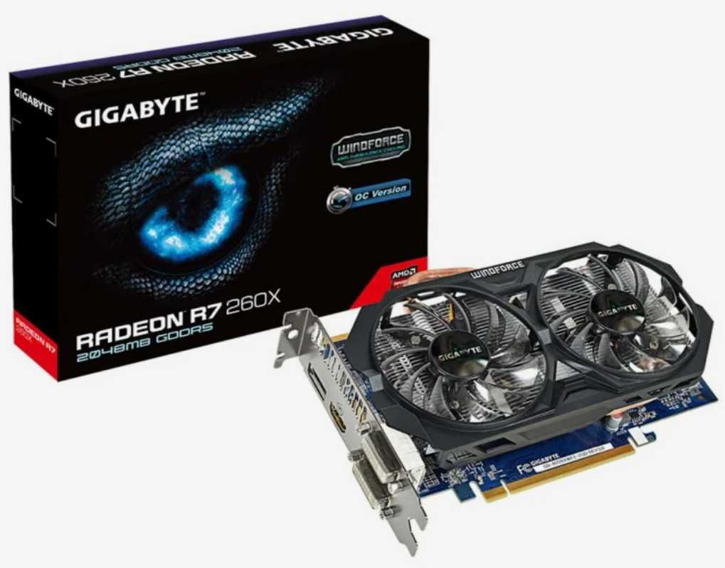 Karta graficzna Gigabyte Radeon R7 260X 2GB WindForce II OC
