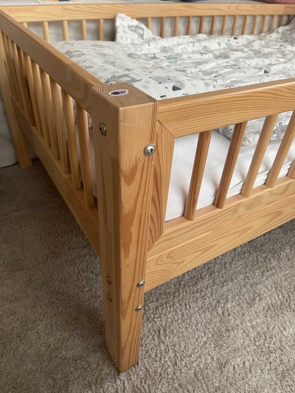 Łóżko dziecięce LULETTO 160x80 + materac i ochraniacze