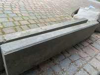Krawężnik szary 100cm 20cm 6cm cena za 2 szt