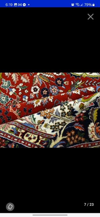 Tapete Oriental - TABRIZ original C/ CERTIFICADO 3.40cm/2.40cm