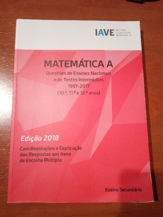 Livro preparação para exame de matemática A 12ºAno