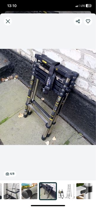 драбина 12 м гнучка дахова 17 м телескопічна стресянка 3,8 м ОРЕНДА