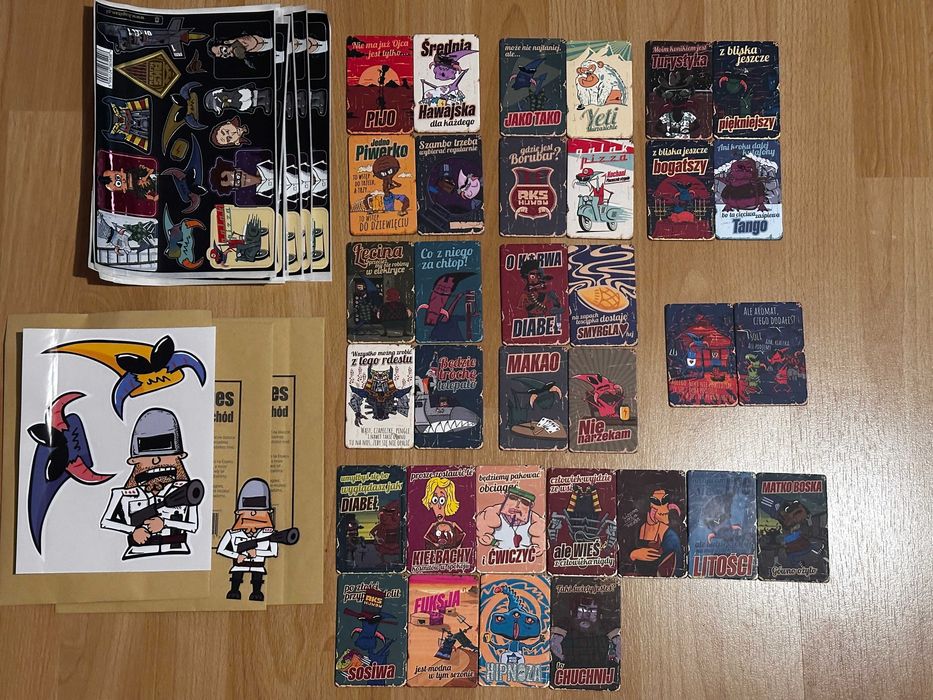 Magnesy i naklejki Kapitan BOMBA