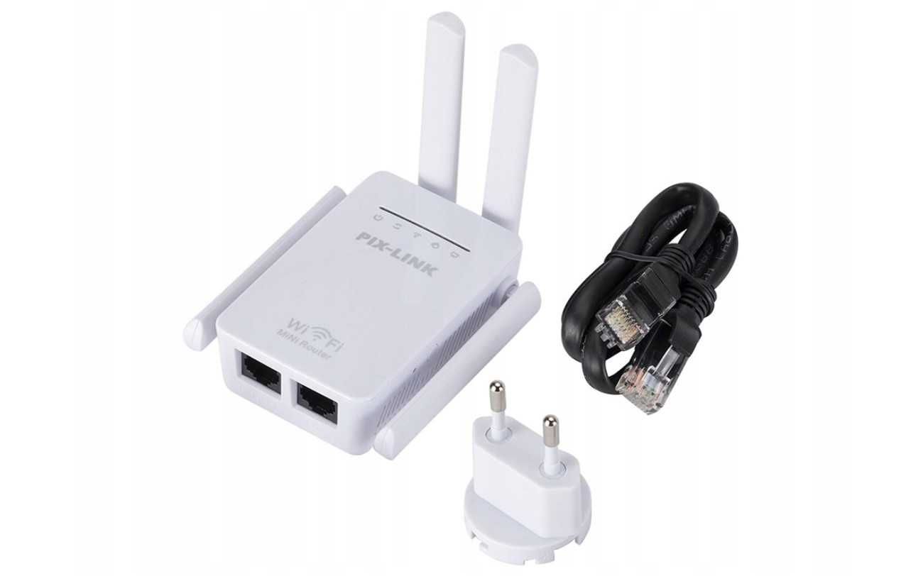 Mocny Wzmacniacz Wi-Fi REPEATER - PiX Link 300 Mbps - GWARANCJA