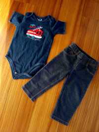 Calça e tshirt 18/24 meses menino Carters