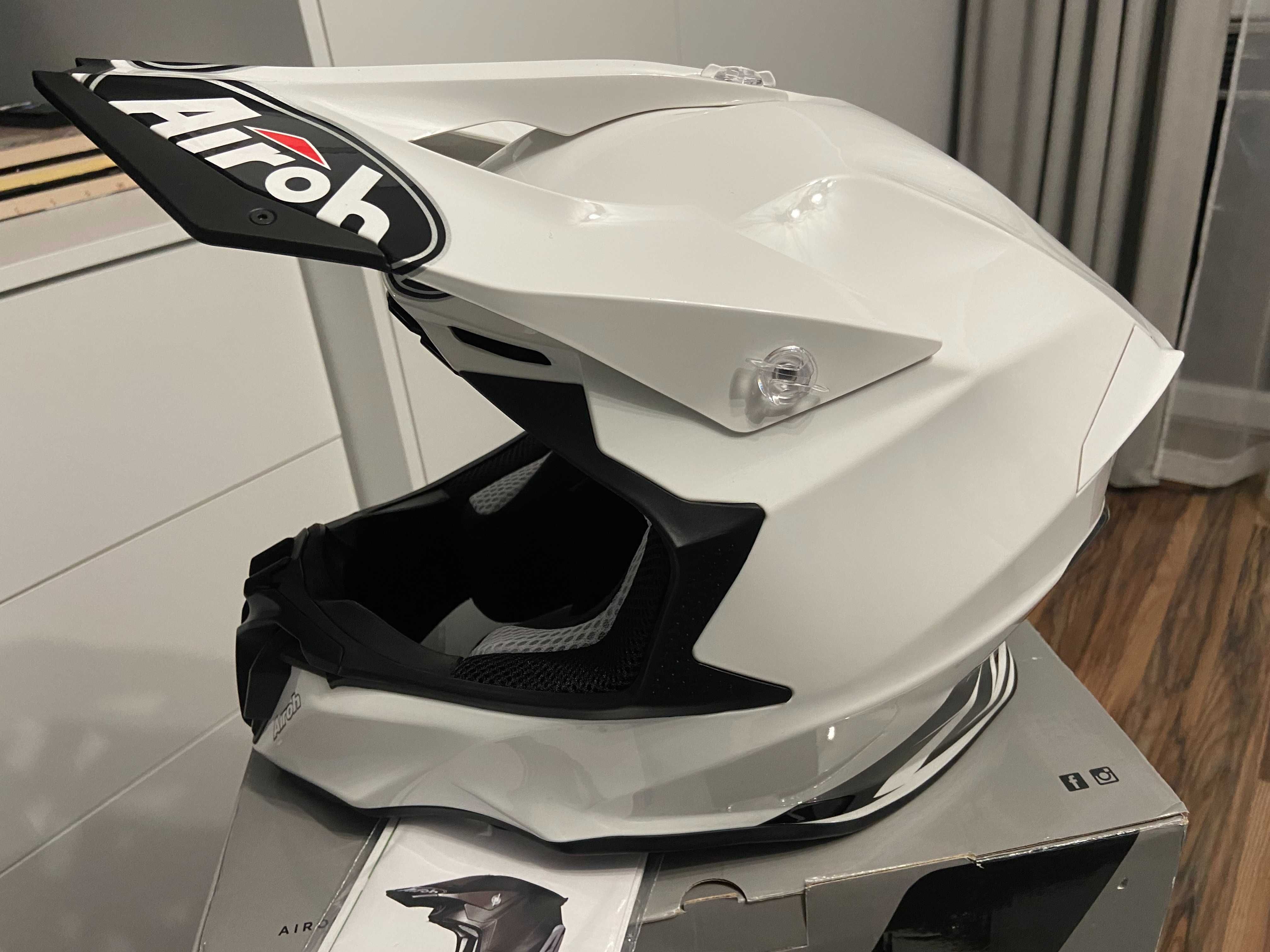 Kask AIROH Twist 2.0 White Biały MX (cross,quad,enduro,mtb) GWARANCJA