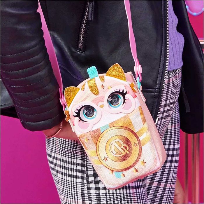 Інтерактивна сумочка на пояс зі світлом Кішка Purse Pets Catpuchino