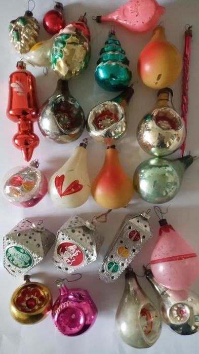 Елочные  игрушки  ссср  фонарики сюрпризницы