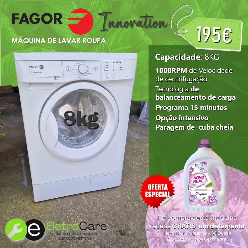 Máquinas de lavar roupa RECONDICIONADAS (COM ENTREGA E GARANTIA)