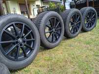 Felgi aluminiowe 5x112 Audi VW Mercedes opony zimowe 255/55 R19 7mm