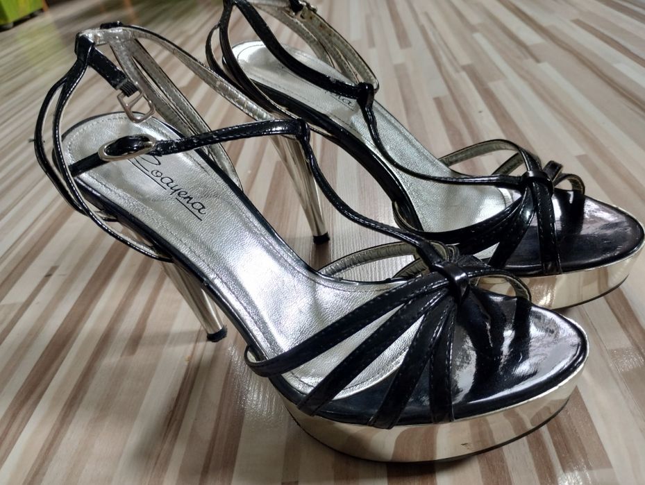 Sandały szpilki rozm. 37