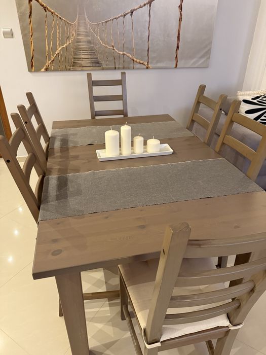 Stół ikea Stornas +10 krzeseł Kautsby