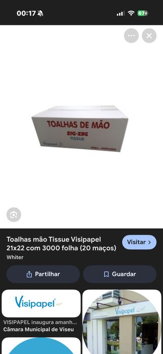 Toalhas de Mão 3000unid.