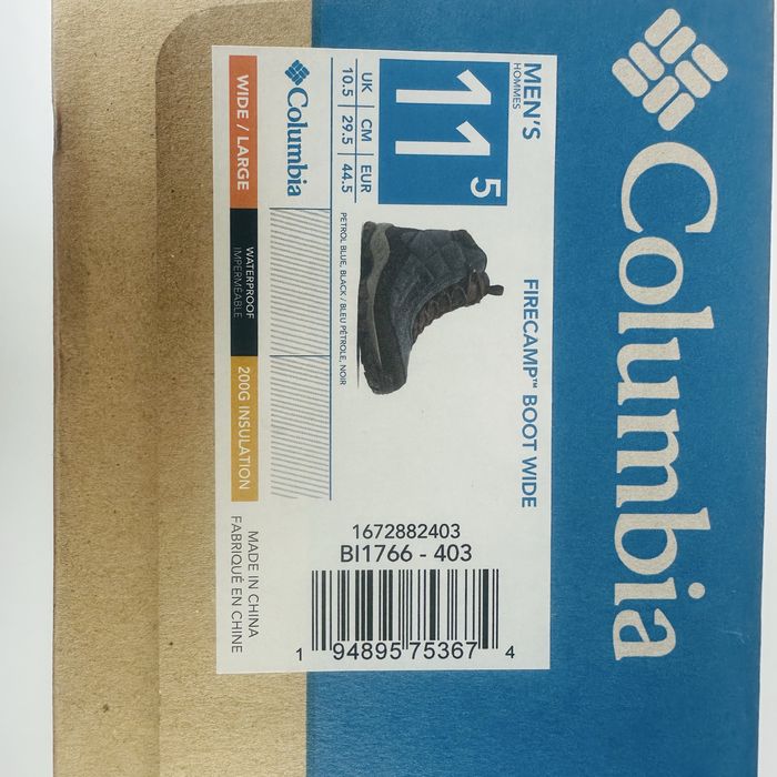 Чоловічі черевики зимові Columbia Firecamp!