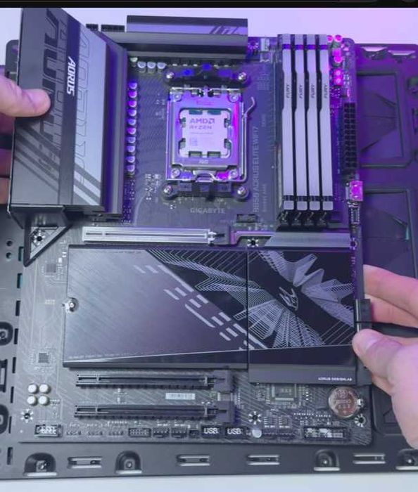 Новая на гарантии B850 AORUS ETILE WIFI7 Игровая материнская плата