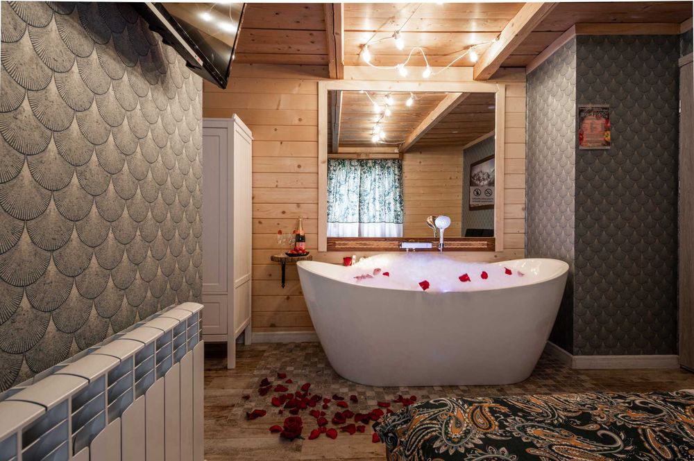 Pokój 2-os z wanną z hydromasażem w Górach /sauna/balia/śniadanie