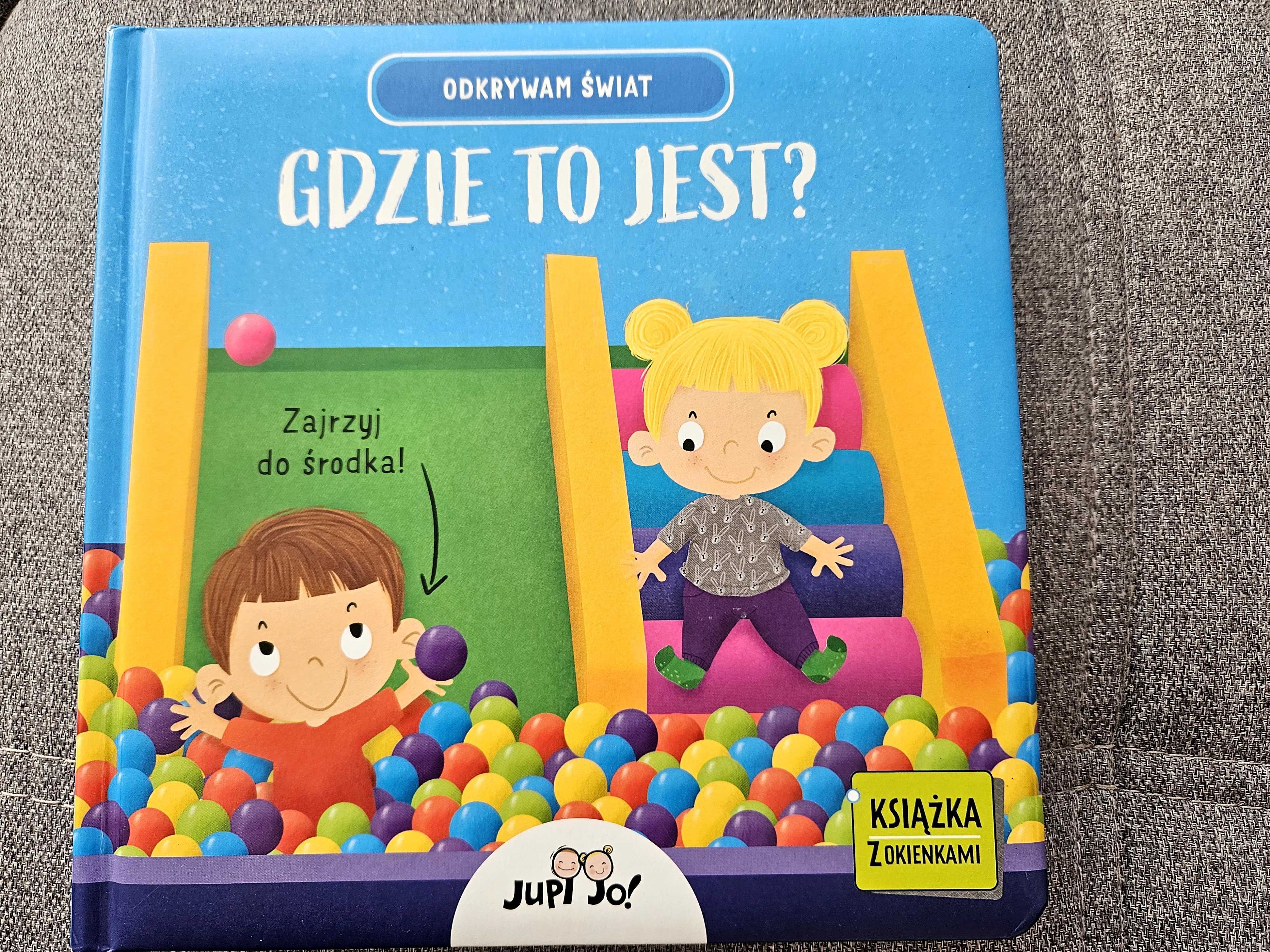 Jupi Jo Gdzie to jest?Odkrywam Świat, z okienkami, Magdalena Młodnicka