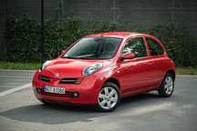 Nissan Micra k12  keyless, skóra,  alu felgi