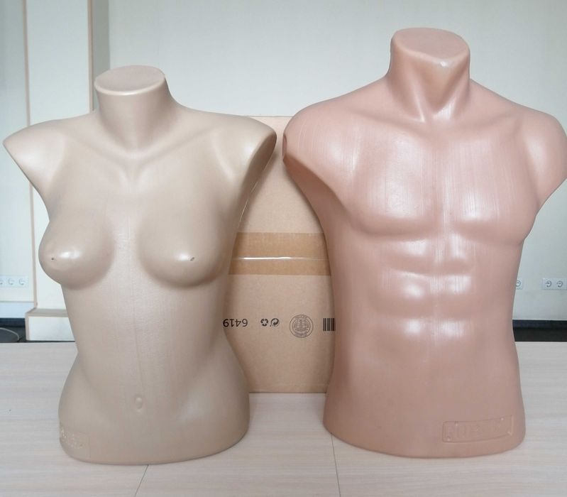 Манекени (торси) пластикові, жіночі, чоловічі