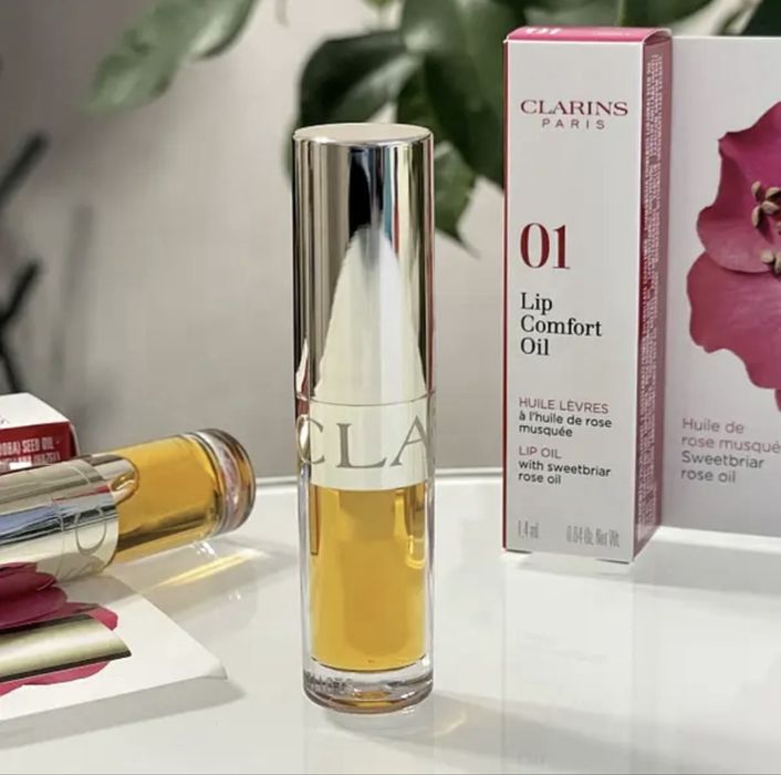 Олійка для губ та блиск Clarins Lip Comfort Oil тон 01 Honey ОРИГІНАЛ
