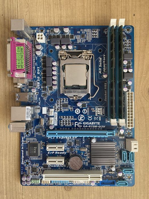 Продам комплект 1155 / i5 2300 / gigabayte b75m-d3v / 8 gb ram 1333