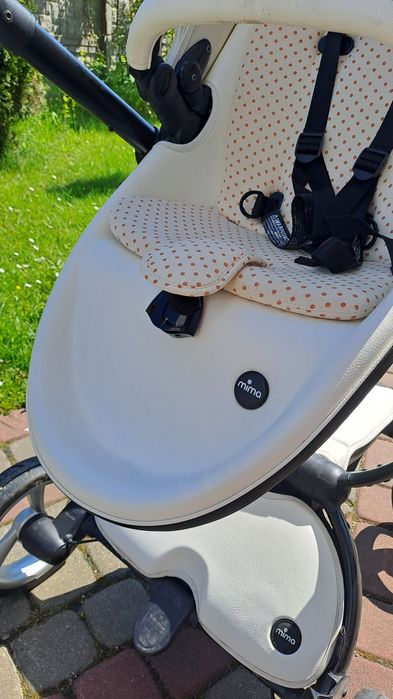 Prestiżowy Wózek 2w1 Mima Xiari white Gondola+spacerowka