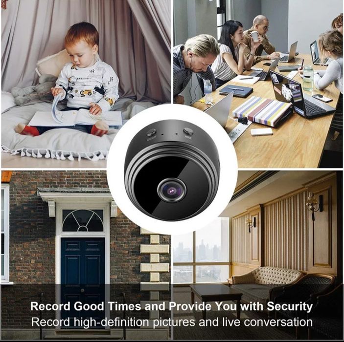 Mini câmara vigilância nova em caixa