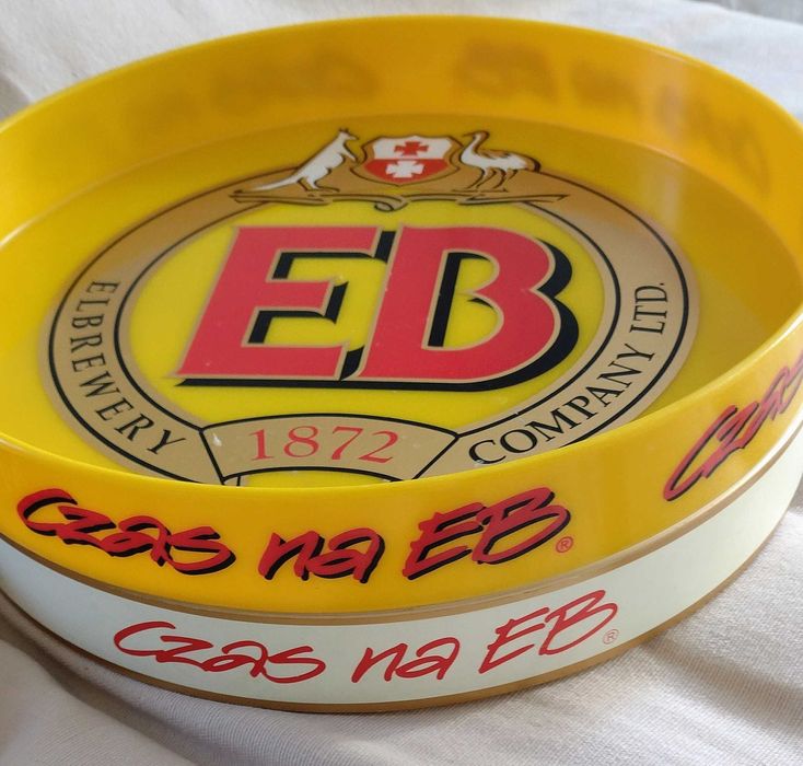 Taca do piwa EB biała.