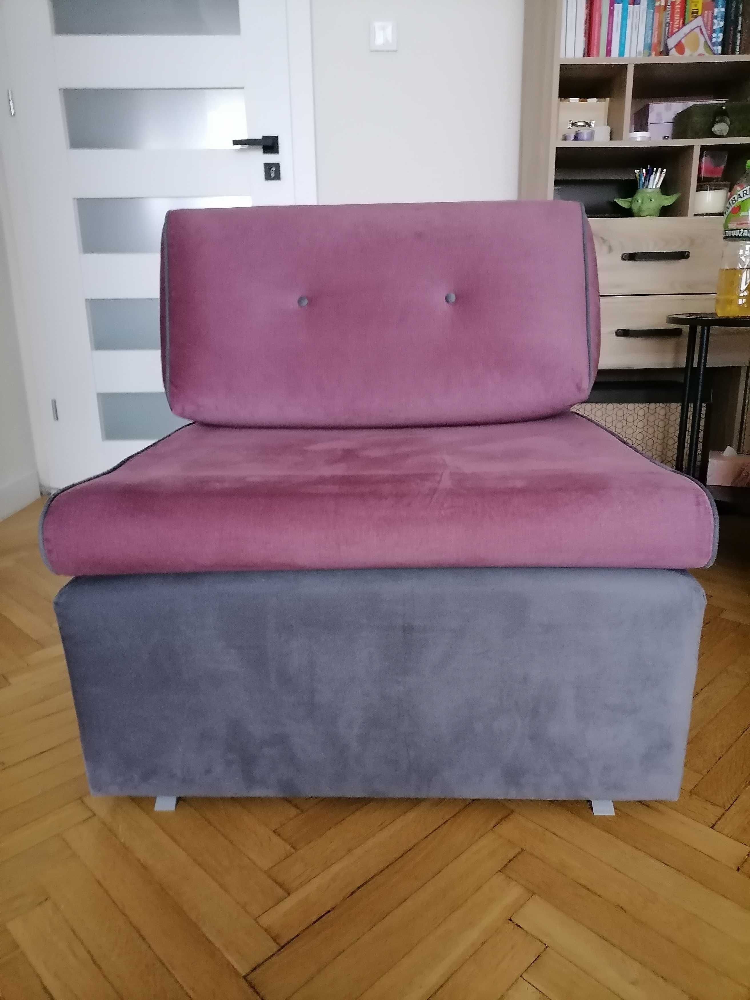 Fotel rozkładany łóżko sofa Brw + gratis