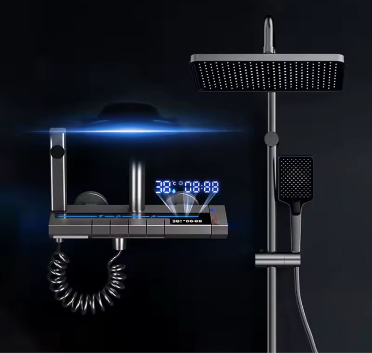 Душова система з підсвіткою та тропічною лійкою