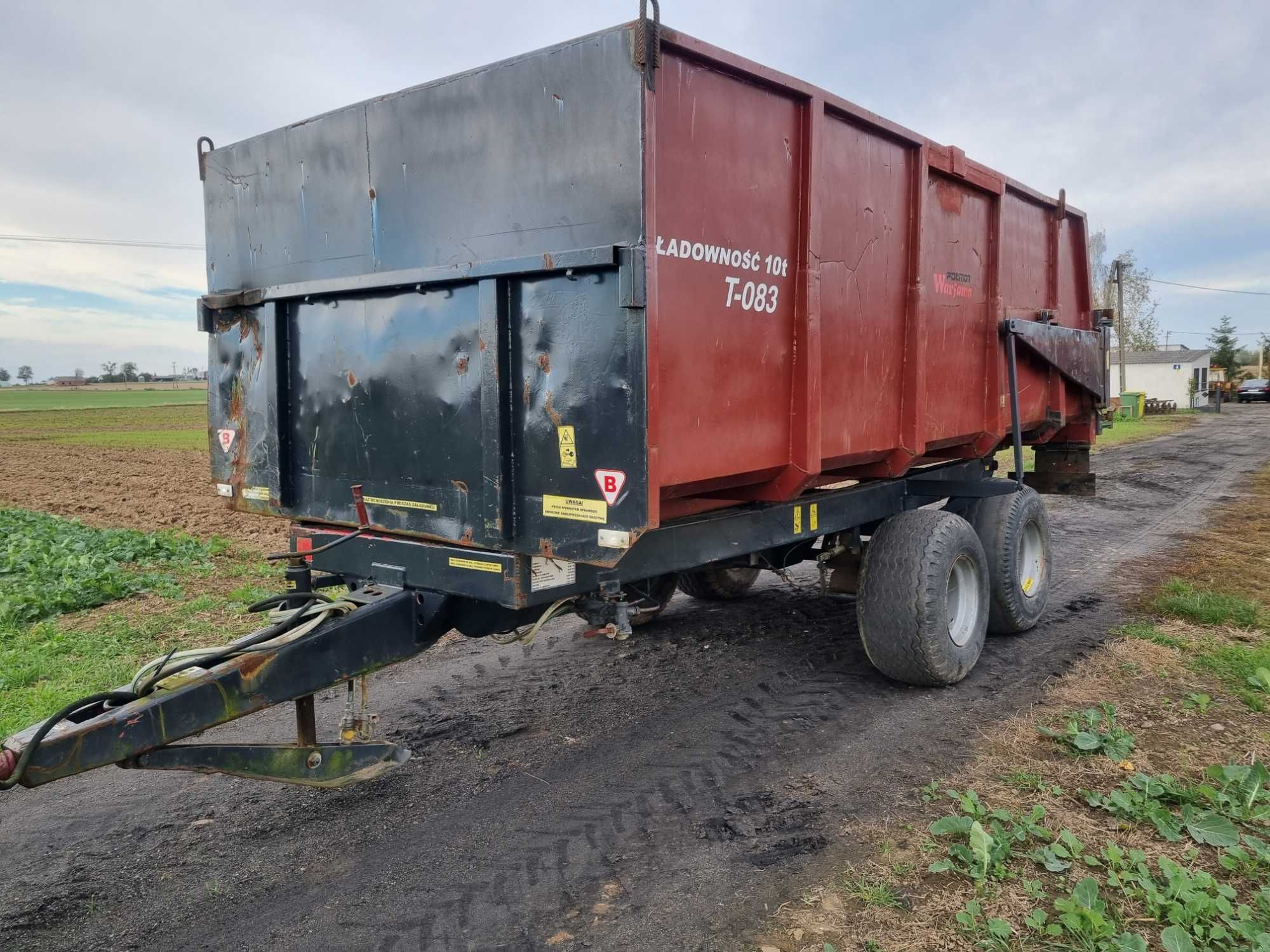 Przyczepa wywrotka tandem 10 ton Czarnabialostocka pronar warfama