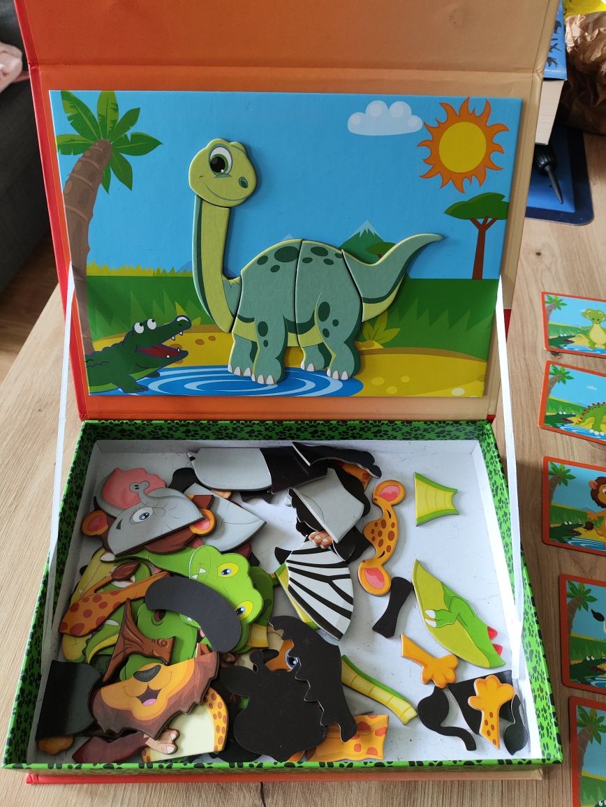 Puzzle, magnesy Safarii Playtive
