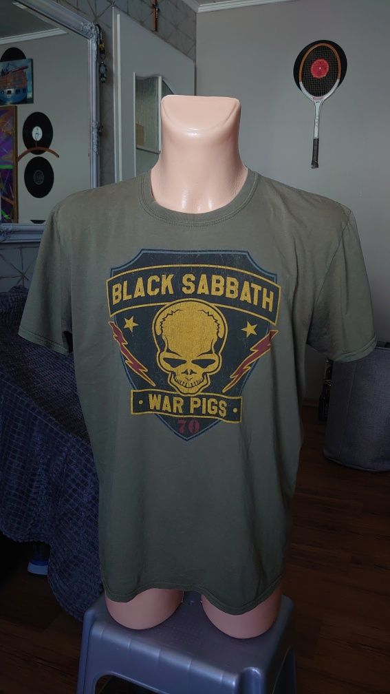 Black Sabbath t-shirt męski L 2016 War Pigs khaki